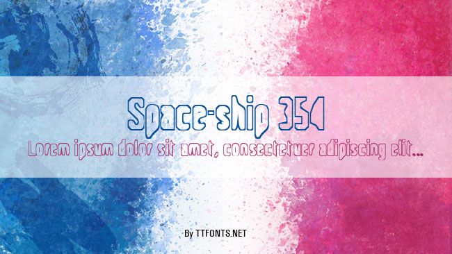 Space-ship 354 example